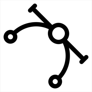 Beyaz arkaplanda izole edilmiş vektör çizgisi çizimi