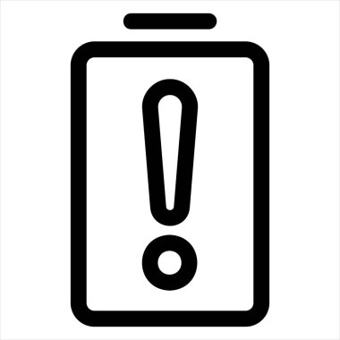 pil çizgisi çizimi beyaz arkaplanda izole edildi