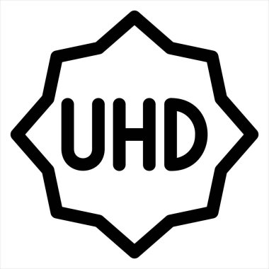 Beyaz arkaplanda izole edilmiş kamera hattı simgesi vektör illüstrasyonu