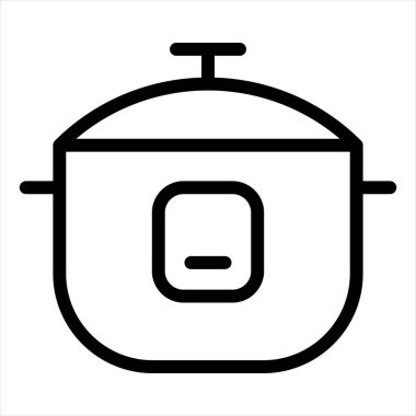 Basınç çizgisi simgesi çizimi beyaz arkaplanda izole edildi