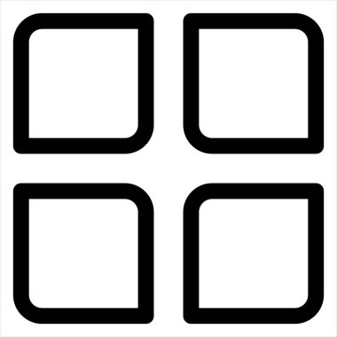 menü satırı simgesi çizimi beyaz arkaplanda izole edildi