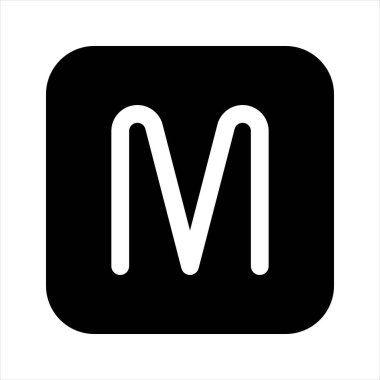 beyaz arkaplanda izole edilmiş makro sembol vektör çizimi