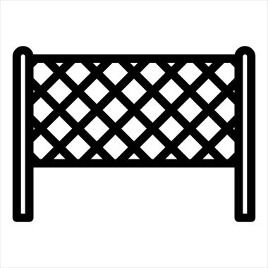 Alan glifleri simgesi vektör çizimi beyaz arkaplanda izole edildi