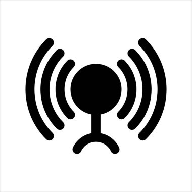 Beyaz arkaplanda izole edilmiş işaret sembolü vektör illüstrasyonu