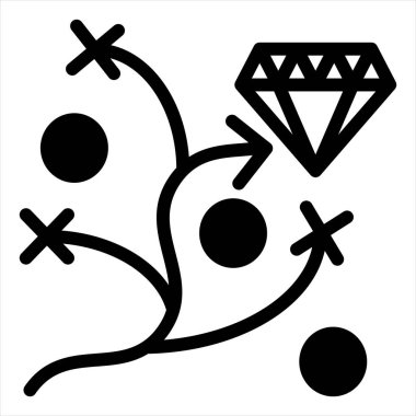 Yol sembolü vektör çizimi beyaz arkaplanda izole edildi