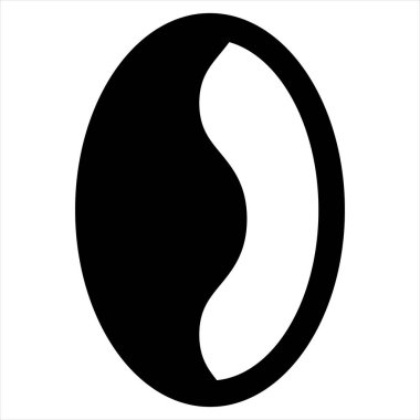 kahve sembolü vektör çizimi beyaz arkaplanda izole edildi