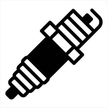 Beyaz arkaplanda izole edilmiş kıvılcım sembolü vektör illüstrasyonu