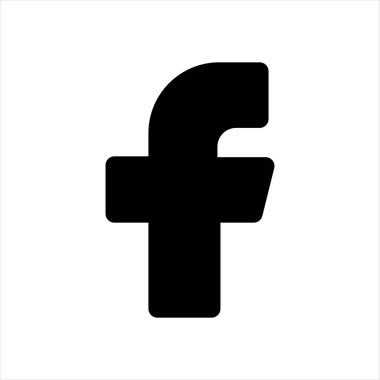 yüz kitabı sembolü vektör çizimi beyaz arkaplanda izole edildi