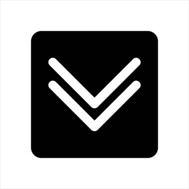 Beyaz arkaplanda izole edilmiş sembol sembolü vektör çizimi