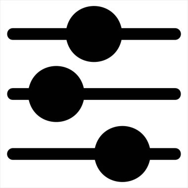 beyaz arkaplanda izole edilmiş kaydırma sembolü vektör çizimi