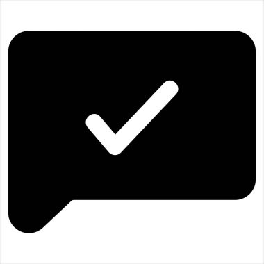 Yorum sembolü vektör illüstrasyonu beyaz arkaplanda izole edildi