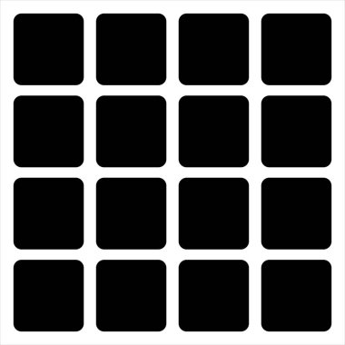 ızgara kabartma simgesi vektör çizimi beyaz arkaplanda izole edildi