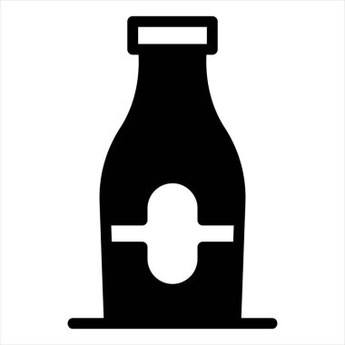 Sos kabartma simgesi vektör çizimi beyaz arkaplanda izole edildi