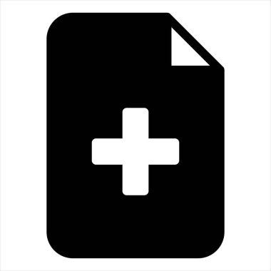 belge glyph simgesi vektör çizimi beyaz arkaplanda izole edildi