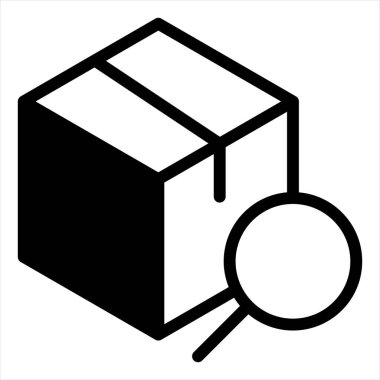 Beyaz arkaplanda izole edilmiş sembol vektör çizimi ara