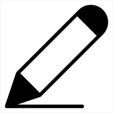 Beyaz arkaplanda izole edilmiş glyph ikon vektör çizimi