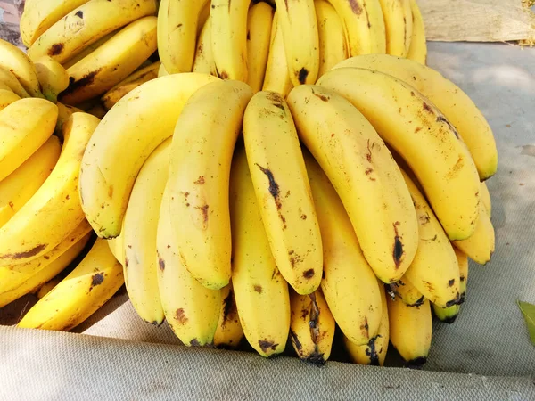 Een Groep Musa Banana Kela Fruit — Stockfoto