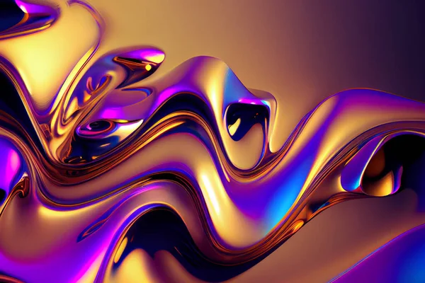 Liquid Metal Background — Stock Photo, Image