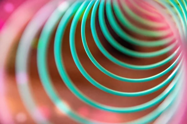 Красочная Спираль Селективном Фокусе — стоковое фото