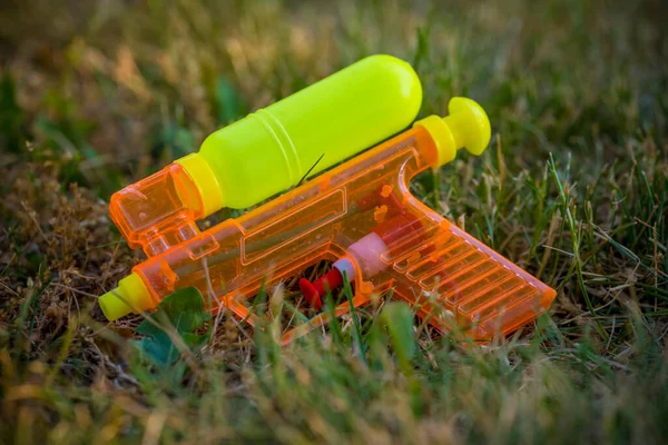 Single Water Gun Summer Meadow — Stock Photo, Image