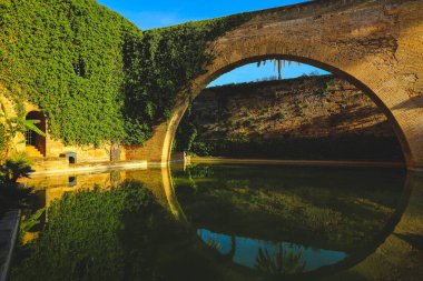 Büyük çember ve suda yansıma.