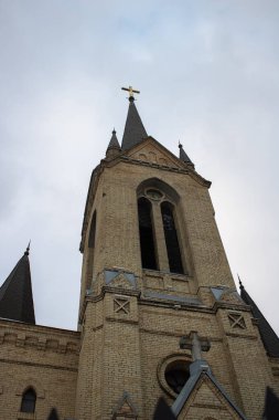 İncil 'in evi. Kilise 20. yüzyılda eski Lutsk Ukrayna 'da tapınak Lüteriyen cemaati olarak inşa edildi. Volhynia 'nın ana tapınağı Alman Protestanı. Kirk 'e vaftiz dini verildi. Turist eğlencesi.