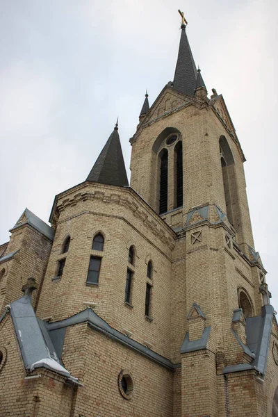 Evangeliets Hus Kyrkan Byggdes Talet Som Tempel Lutherska Samhället Gamla — Stockfoto