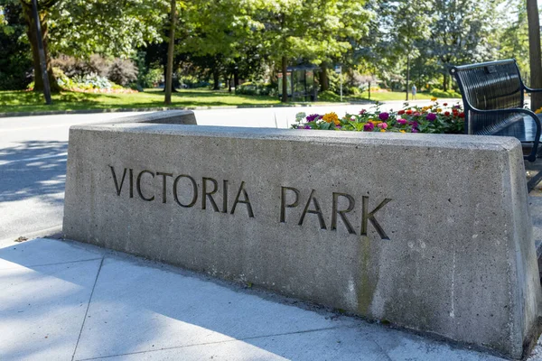 North Vancouver Kanada Lipca 2022 Widok Park Victoria Północnym Vancouver — Zdjęcie stockowe