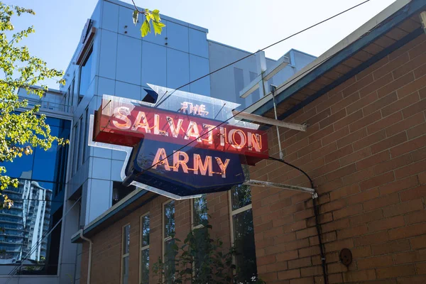 North Vancouver Canada Juillet 2022 Édifice Église Communautaire Armée Salut — Photo
