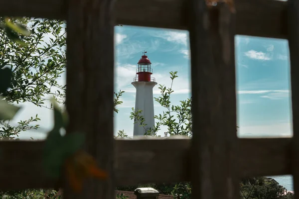 Mirador Del Faro Dentro Lighthouse Park Oeste Vancouver — Foto de Stock