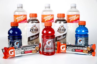 8 Ocak 2022. New York, ABD. İnsan sağlığını desteklemek için Gatorade şirketinden üretim.