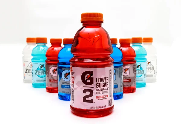 stock image January, 27 2023. Spartanburg, SC USA. Boost your hydration with Gatorade cool sports drink.