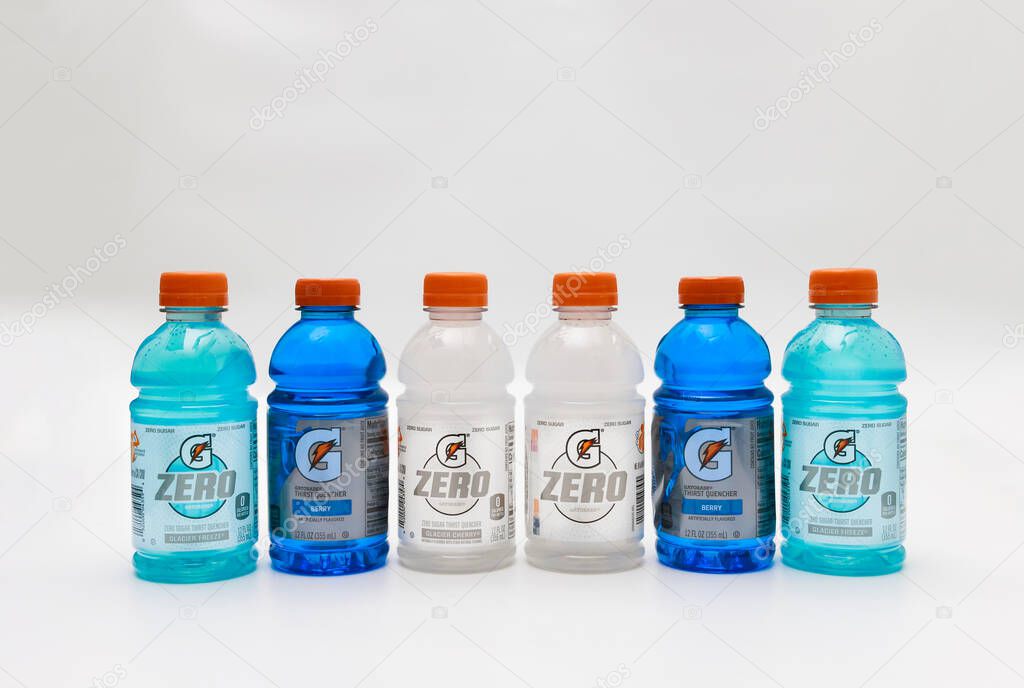 January 27, 2023. Spartanburg, SC USA. For staying hydrated, Gatorade sports drink contains electrolytes.