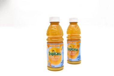 27 Ocak 2023. Spartanburg, SC USA. C vitamini Tropicana 'yı güçlendirdi. Yüzde yüz portakal suyu..