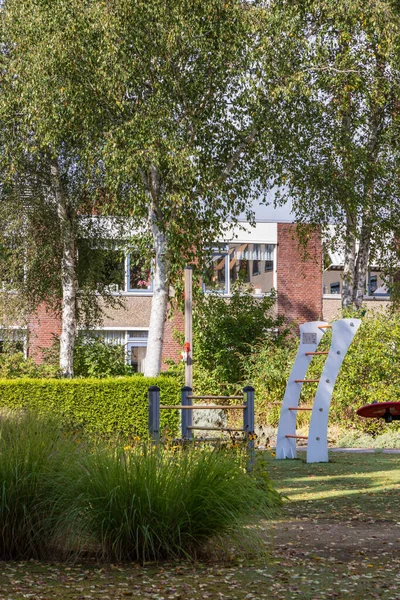 Leek Niederlande September 2022 Grüner Und Gemütlicher Garten Des Pflegeheims — Stockfoto