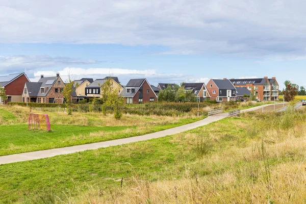 Přírodní Ostrov Oostergast Zuidhorn Obec Westerkwartier Provincie Groningen Nizozemsku — Stock fotografie
