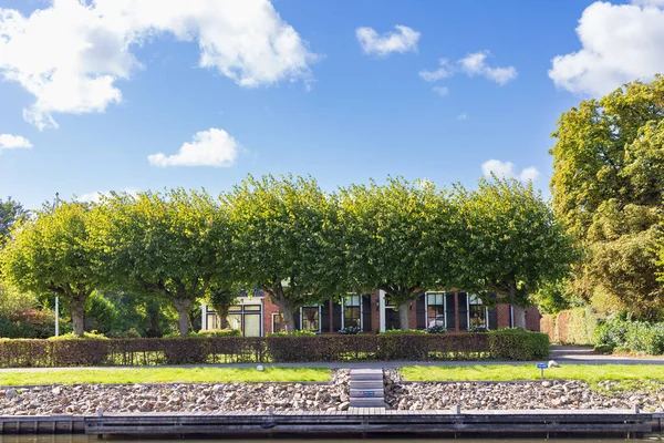 Scenic View Small Village Briltil Gemeente Westerkwartier Groningen Provincie Nederland — Stockfoto