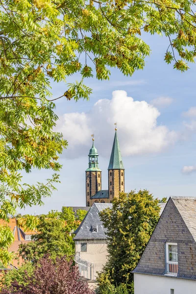Cityscape Goslar Unesco Světového Kulturního Dědictví Harži Dolní Sasko Německu — Stock fotografie
