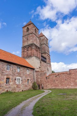 Kloster Vessra, Almanya - 16 Eylül 2022: Vessra Abbey, Kloster Vessra, Almanya