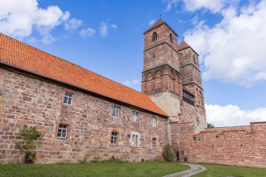 Kloster Vessra, Almanya - 16 Eylül 2022: Vessra Abbey, Kloster Vessra, Almanya