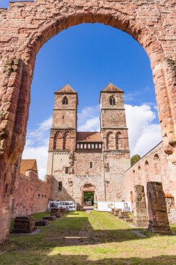 Kloster Vessra, Almanya - 16 Eylül 2022: Vessra Abbey, Kloster Vessra, Almanya