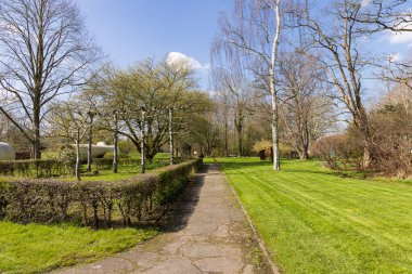 Hollanda 'nın Groningen eyaleti Haren Belediyesi' nde Hortus Botanicus