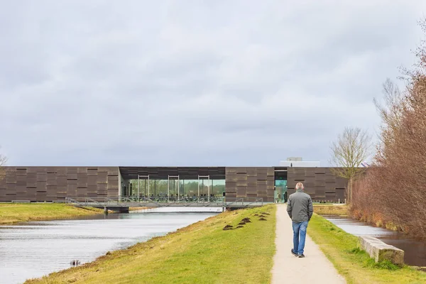 Heerenveen Februari 2023 Landgoed Park Oranjewoud Met Museum Belvedere Heerenveen — Stockfoto