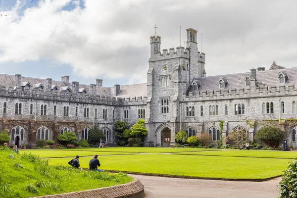 アイルランドのコルク大学 2023年4月17日 アイルランドのコルク マンスター州の大学の主な古い建物ヨーロッパ — ストック写真