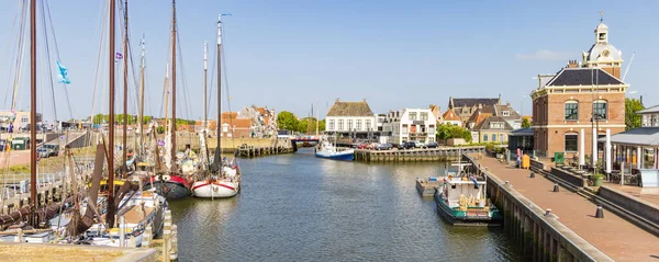 Harlingen Nederländerna Jun 2023 Stadsbild Med Den Historiska Hamnen Harlingen — Stockfoto