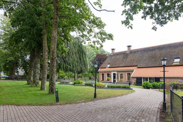 Traditional Saxon Farm House Pictoresque Rural Hamlet Westenesch Municipality Emmen — Stock Photo, Image