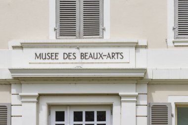 Mulhouse, Fransa - 20 Mayıs 2023: Mulhouse Bölgesi Güzel Sanatlar Müzesi Haut-Rhin Elsace Bölgesi