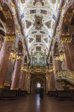 Polonya, Czestochowa - 19 Temmuz 2023: Jasna Gora manastırı ve kilisesi. Czestochowa 'daki Polonya Katolik hac alanı.