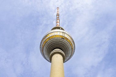 Ünlü Televizyon Kulesi veya Berlin 'deki Alexanderplatz' da Berliner Fernsehturm, Avrupa