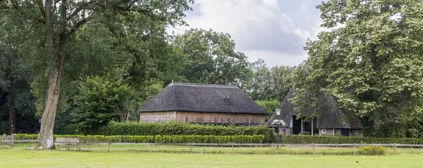 stock image Cityscape of Meppen picturesque town Municipality Coevorden in Drenthe in The Netherlands.